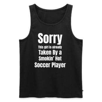 I'm sorry that this girl has already - Men's Premium Organic Tank Top - black - Front - Michal (187cm)