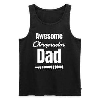 Großartiger Chiropraktiker Papa Papa Körperliche - Männer Premium Bio Tank Top - Schwarz - Vorne - Michal (187cm)