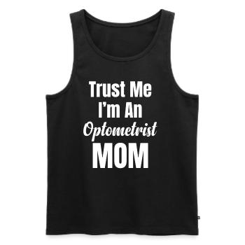 Vertrauen Sie Mir, Ich Bin Eine Optikerin, - Männer Premium Bio Tank Top - Schwarz - Vorne - AI Model Male 178 light (178cm)