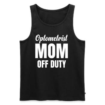 Optikerin, Mutter, Dienstfrei, Optikerin, - Männer Premium Bio Tank Top - Schwarz - Vorne - AI Model Male 178 light (178cm)