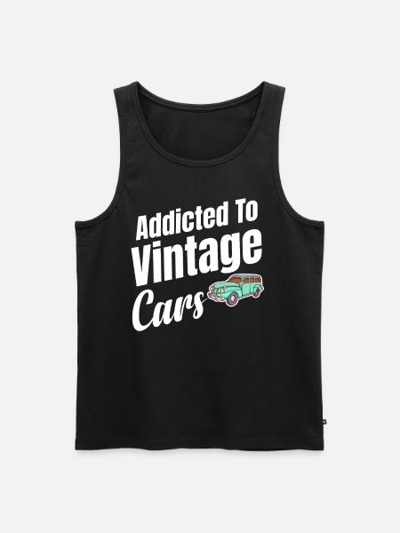 Addicted to - Men's Premium Organic Tank Top - black