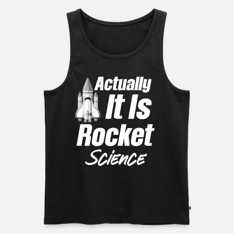 Eigentlich Handelt Es Sich Um - Männer Premium Bio Tank Top - Schwarz