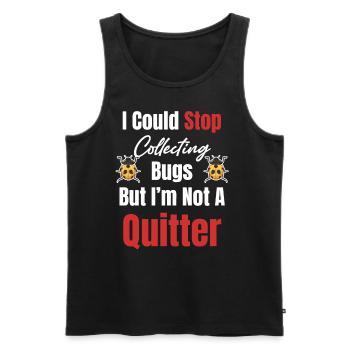 I could stop collecting, but I - Men's Premium Organic Tank Top - black - Front - AI Model Male 178 light (178cm)