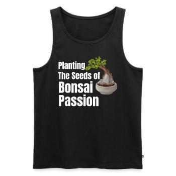 Die Samen Der Bonsai-leidenschaft Pflanzen - Männer Premium Bio Tank Top - Schwarz - Vorne - Michal (187cm)