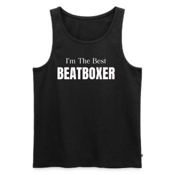 Ich Bin Der Beste Beatboxer, Lustiger - Männer Premium Bio Tank Top - Schwarz - Vorne - AI Model Male 178 light (178cm)