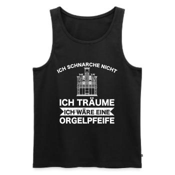 Orgel Pfeifenorgel Kirchenmusiker Organisten - Männer Premium Bio Tank Top - Schwarz - Vorne - Michal (187cm)