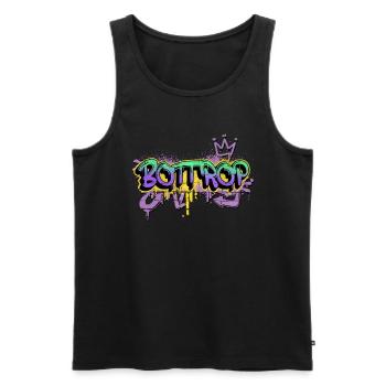 Bottrop Deutschland Stadt Graffiti Spray Sprayer - Männer Premium Bio Tank Top - Schwarz - Vorne - AI Model Male 178 light (178cm)