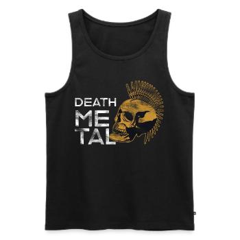 Métal lourd - Débardeur bio Premium Homme - noir - Devant - AI Model Male 178 light (178cm)