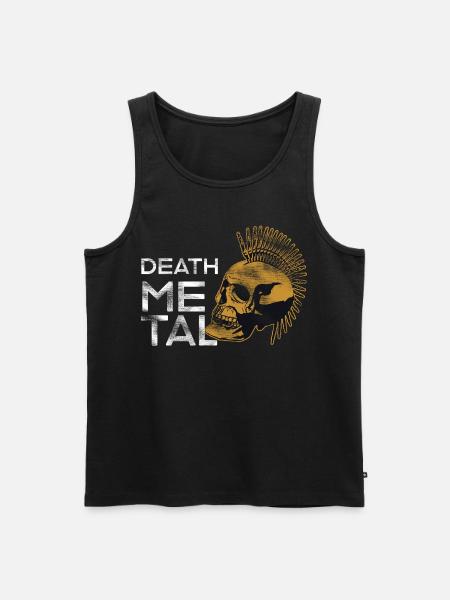 Heavy Metal - Männer Premium Bio Tank Top - Schwarz