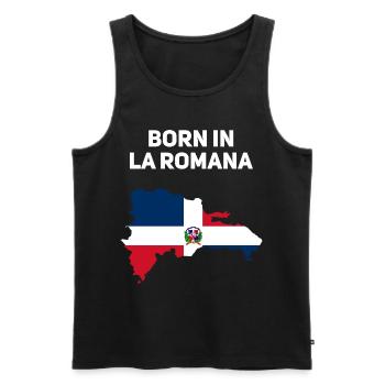 République dominicaine - Débardeur bio Premium Homme - noir - Devant - Michal (187cm)