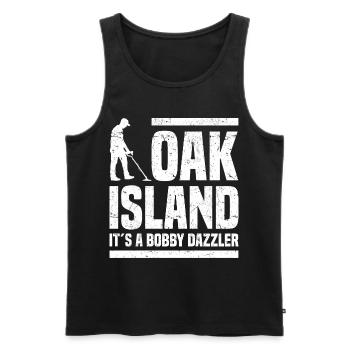 Schatzsucher - Männer Premium Bio Tank Top - Schwarz - Vorne - AI Model Male 178 light (178cm)
