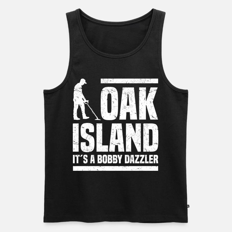Schatzsucher - Männer Premium Bio Tank Top - Schwarz
