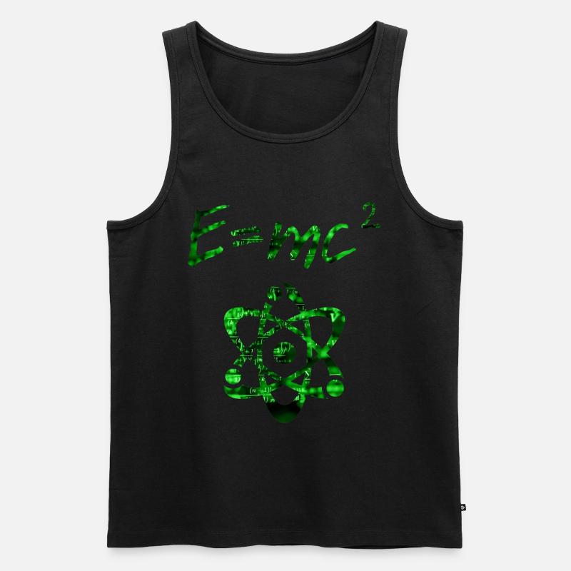 Atom/Formel - Männer Premium Bio Tank Top - undefined