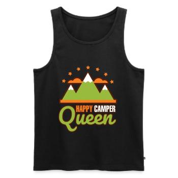 Motorhome Queen Happy Motorhome Queen Outdoor - Men's Premium Organic Tank Top - black - Front - Michal (187cm)