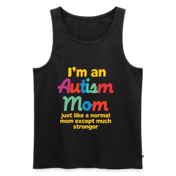 Autisme Mom Dieu cadeau Autistic Awareness Fami - Débardeur bio Premium Homme - noir - Devant - Michal (187cm)