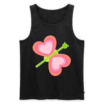 Rétro Vintage Insecte Papillon Papillon Enfant - Débardeur bio Premium Homme - noir - Devant - Michal (187cm)