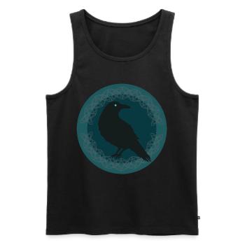 Rabe Keltisch - Männer Premium Bio Tank Top - Schwarz - Vorne - Michal (187cm)