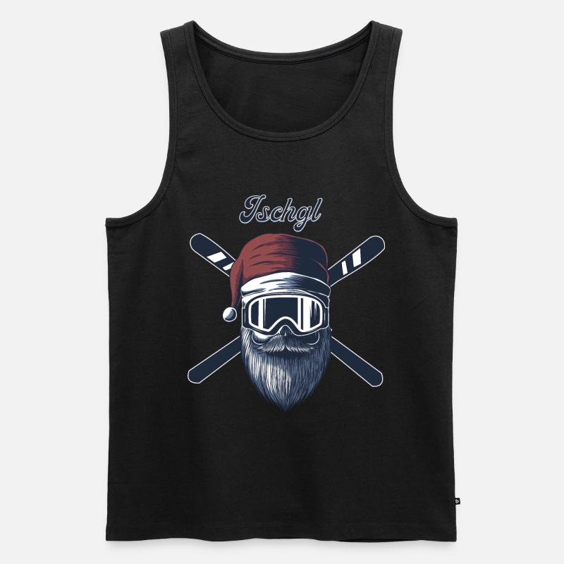 Ischgl Ski Sknowboard - Männer Premium Bio Tank Top - undefined