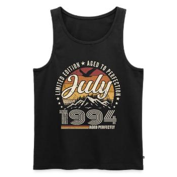Juli 1994 Geschenk zum 31. Jahrestag Juli 1994 - Männer Premium Bio Tank Top - Schwarz - Vorne - AI Model Male 178 light (178cm)