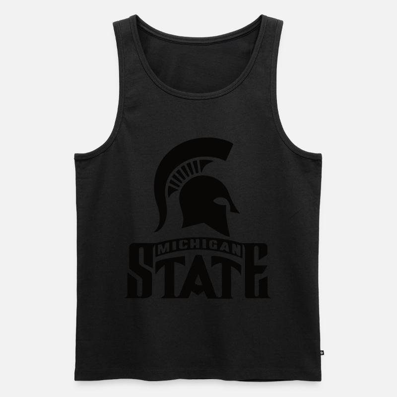 Michigan State - Männer Premium Bio Tank Top - undefined