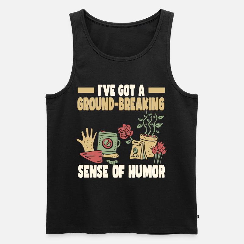 Gartenbau - Männer Premium Bio Tank Top - Schwarz