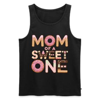 Mom of Sweet One 1st First Birthday Matching - Männer Premium Bio Tank Top - Schwarz - Vorne - Michal (187cm)