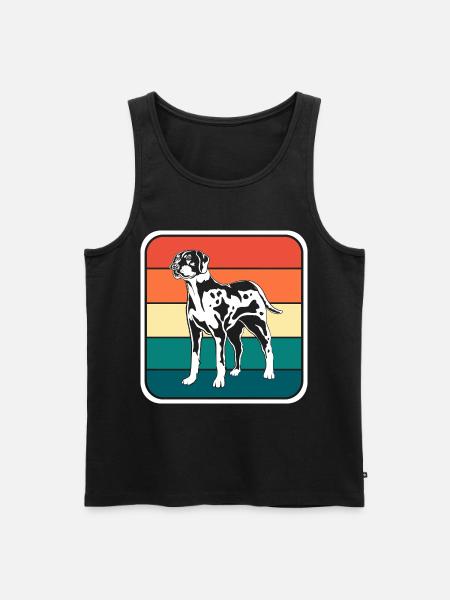 Catahoula Dog - Men's Premium Organic Tank Top - black