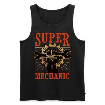 Mechanic Car Mechanic Screwdriver Car Mechanic - Men's Premium Organic Tank Top - black - Front - AI Model Male 178 light (178cm)