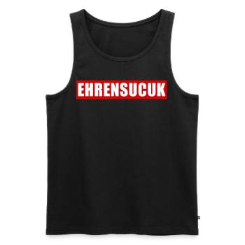 Ehrensucuk - Männer Premium Bio Tank Top - Schwarz - Vorne - Michal (187cm)