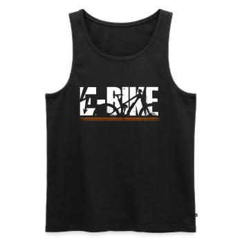 E Bike Electric Bicycle Electric Bicycle E-Bike EBike - Men's Premium Organic Tank Top - black - Front - Michal (187cm)
