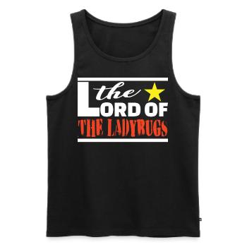 Ladybug insect insect lucky charm animal - Men's Premium Organic Tank Top - black - Front - AI Model Male 178 light (178cm)