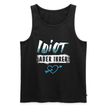 Idiot Aber Ihrer Valentinstag Partnerlook - Männer Premium Bio Tank Top - Schwarz - Vorne - Michal (187cm)