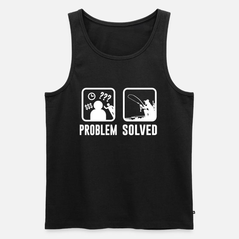 Problem solved - Men's Premium Organic Tank Top - black