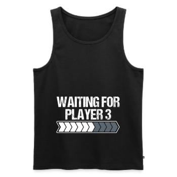 Witziges Geschenk werdende Mutter baldige Geburt M - Männer Premium Bio Tank Top - Schwarz - Vorne - Michal (187cm)
