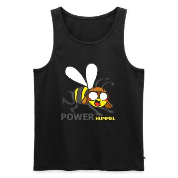 HUMMEL - Männer Premium Bio Tank Top - Schwarz - Vorne - Michal (187cm)