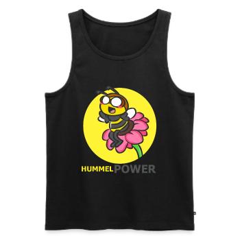 HUMMEL - Männer Premium Bio Tank Top - Schwarz - Vorne - Michal (187cm)