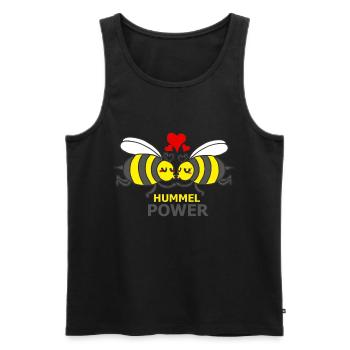 HUMMEL - Männer Premium Bio Tank Top - Schwarz - Vorne - Michal (187cm)