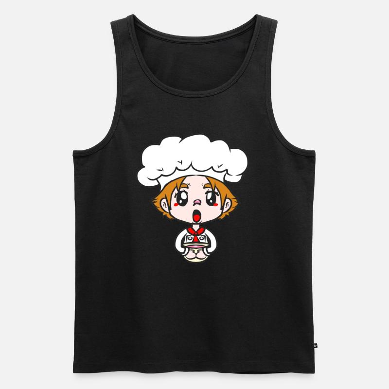 KONDITOR - Männer Premium Bio Tank Top - Schwarz