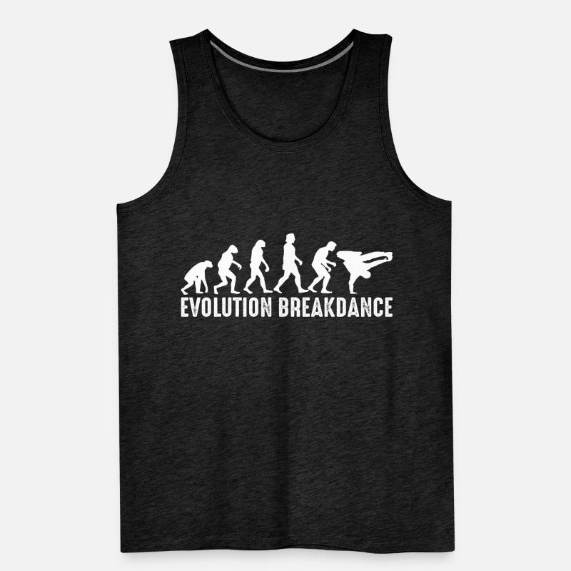 Evolution of break dance Men's Premium Organic Tank Top