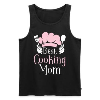Best Cooking Mom - Männer Premium Bio Tank Top - Schwarz - Vorne - AI Model Male 178 light (178cm)
