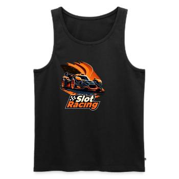 Slotcar Slot Racing Car Cool Modellsport - Männer Premium Bio Tank Top - Schwarz - Vorne - AI Model Male 178 light (178cm)