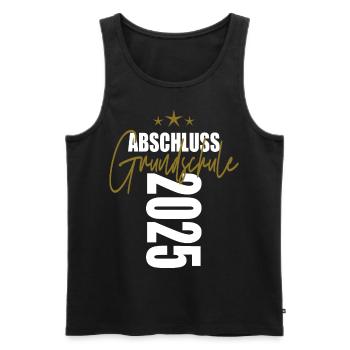 Abschluss 2025 Grundschule - Männer Premium Bio Tank Top - Schwarz - Vorne - Michal (187cm)