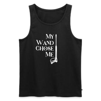 Hochdruckreiniger Zauberstab My Wand Chose Me - Männer Premium Bio Tank Top - Schwarz - Vorne - Michal (187cm)