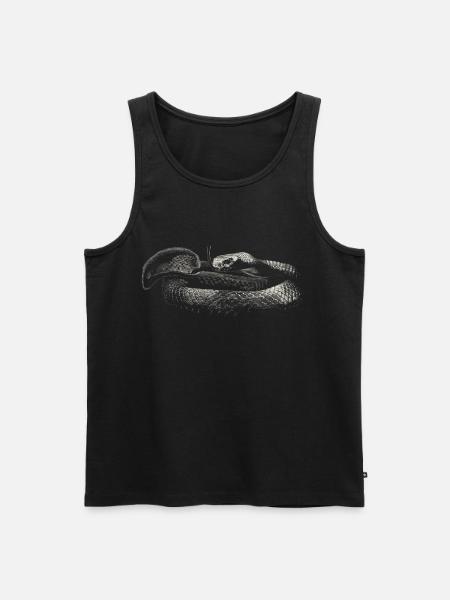 Snake - Débardeur bio Premium Homme - noir