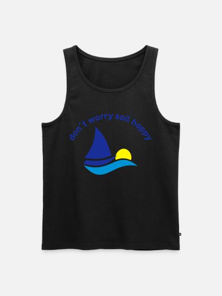 Segler - Männer Premium Bio Tank Top - Schwarz