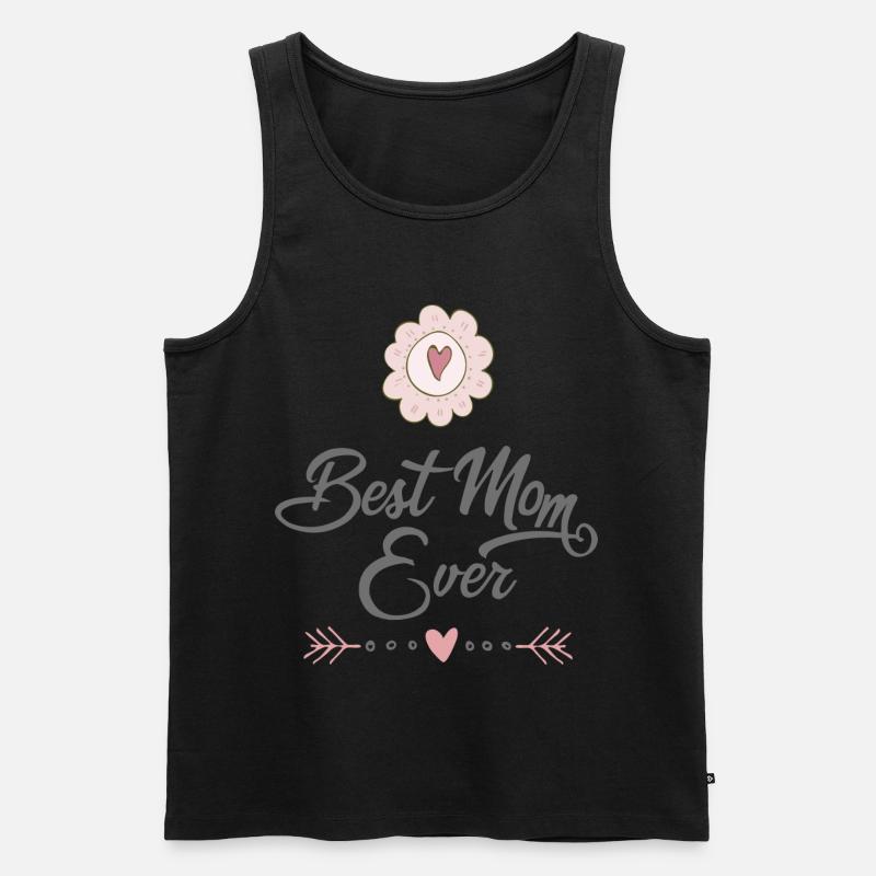 Mutter - Männer Premium Bio Tank Top - Schwarz