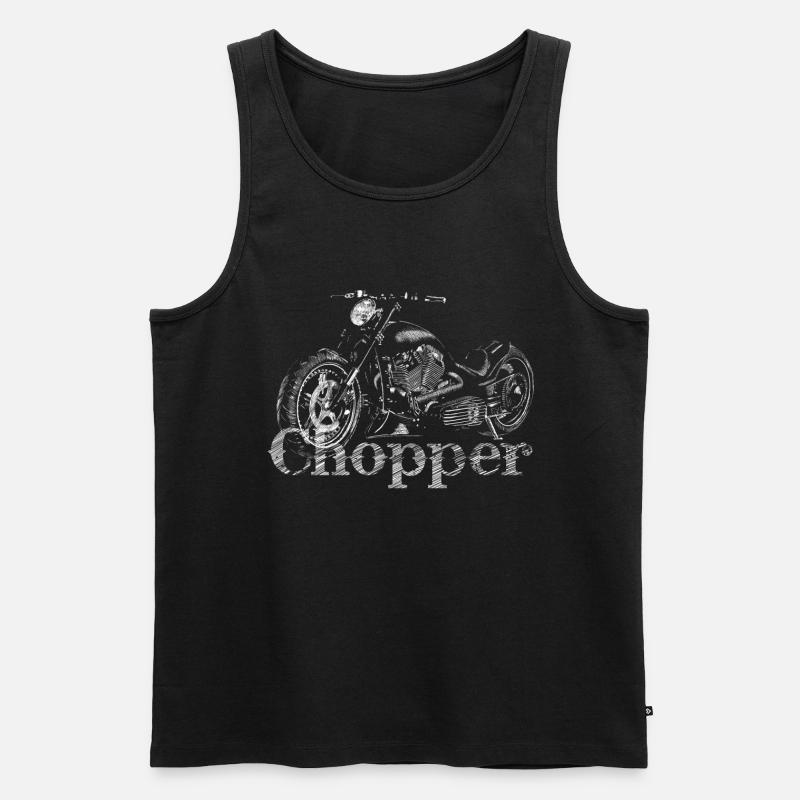 chopper - Männer Premium Bio Tank Top - Schwarz