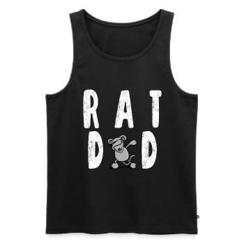 Rat Dad-Dab Danse - Rats Daddy - Danse Dab - Débardeur bio Premium Homme - noir - Devant - Michal (187cm)