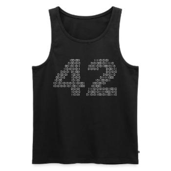 42 - The Hitchhiker's Guide to the Galaxy - Men's Premium Organic Tank Top - black - Front - Michal (187cm)