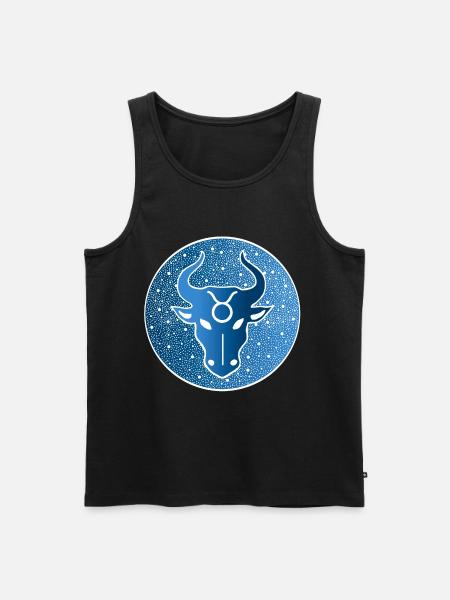 Astrological sign: bull - Men's Premium Organic Tank Top - black